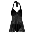 LaceUp Skirted Two Piece Swimsuit