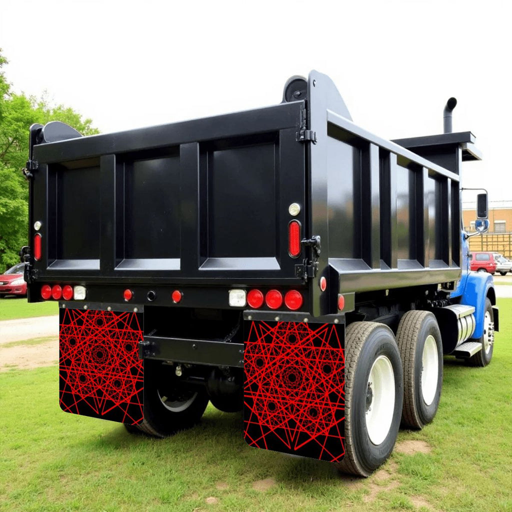 ASGUART METALCRUSHER ORE SILICA NUCLEAR SILICA CARGO Mud Flaps 2pcs for Semi Truck