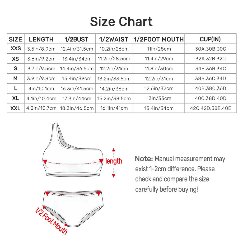 OneShoulder HighWaisted Bikini
