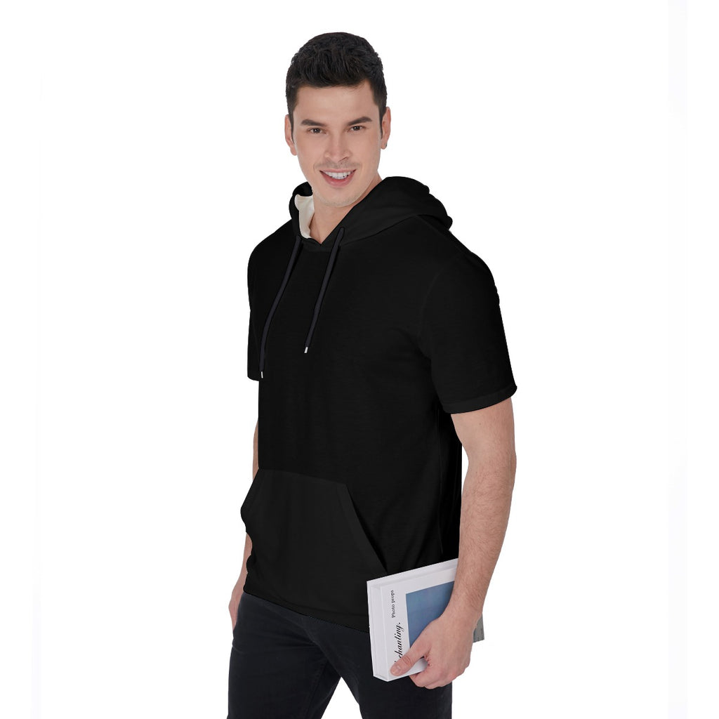 All-Over Print Men's Short Sleeve Hoodie T-Shirt