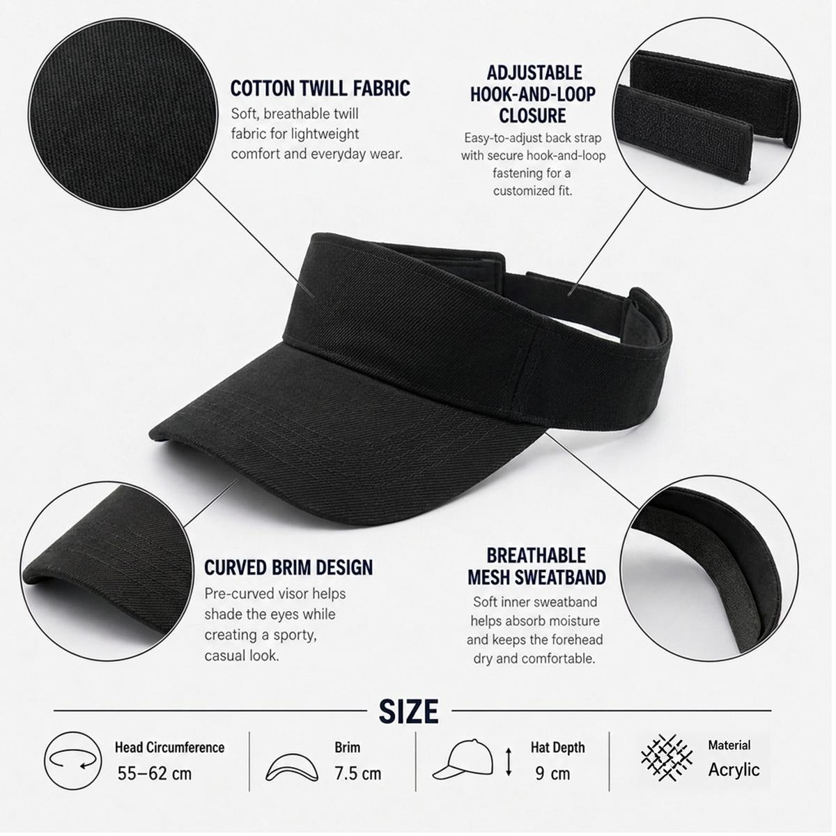 Open-Top Visor