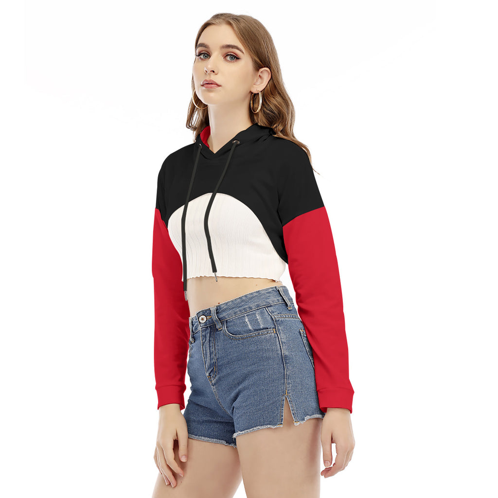 KILLER WHALE CROP HOOTIE