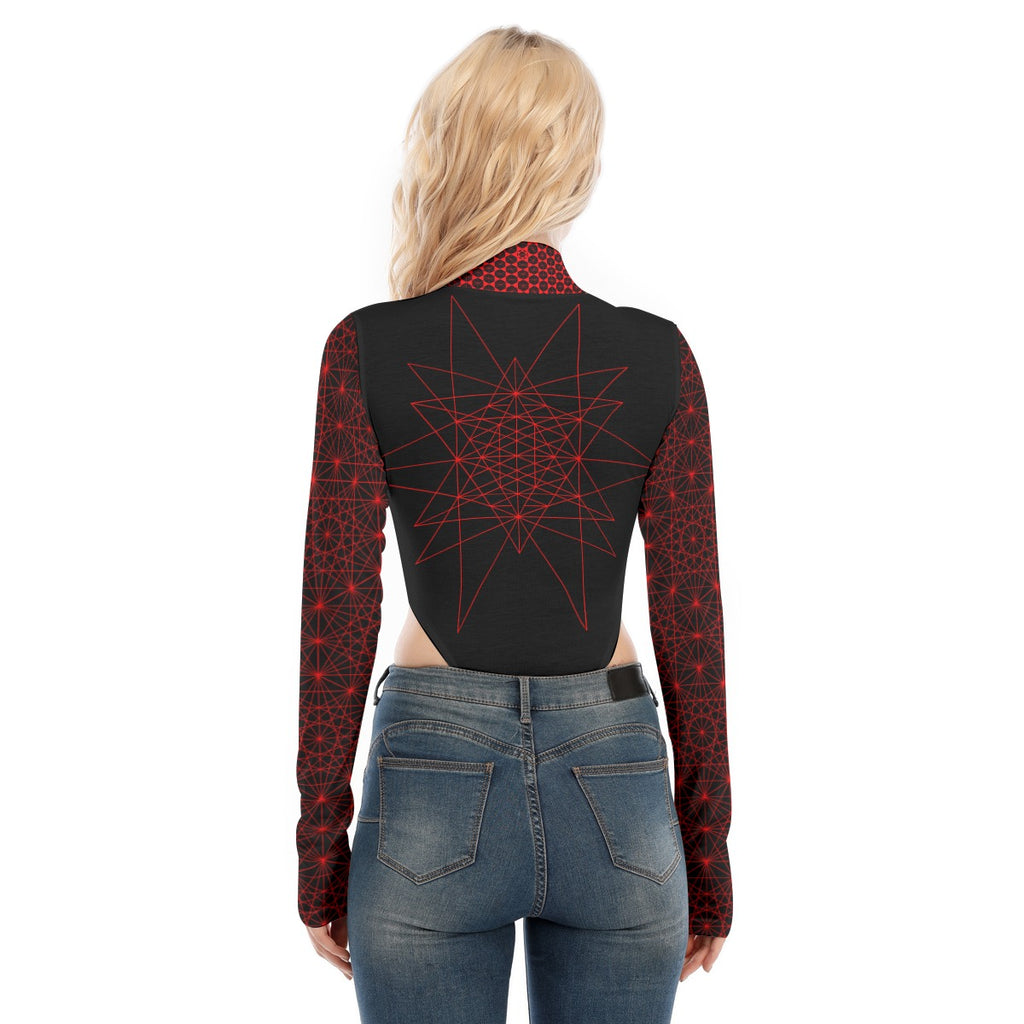 HISS MEOW TIME Turtleneck Jumpsuit