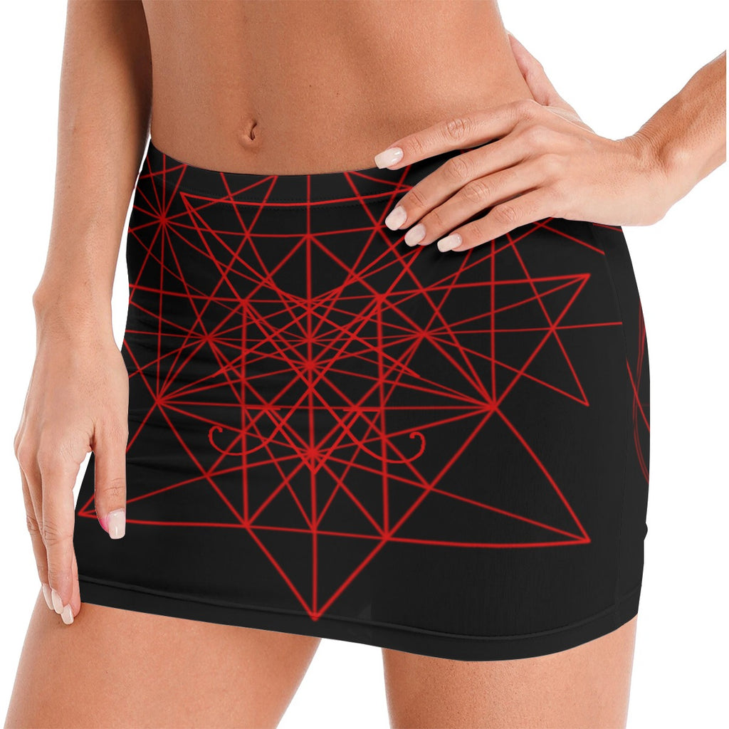 See Through mini skirt