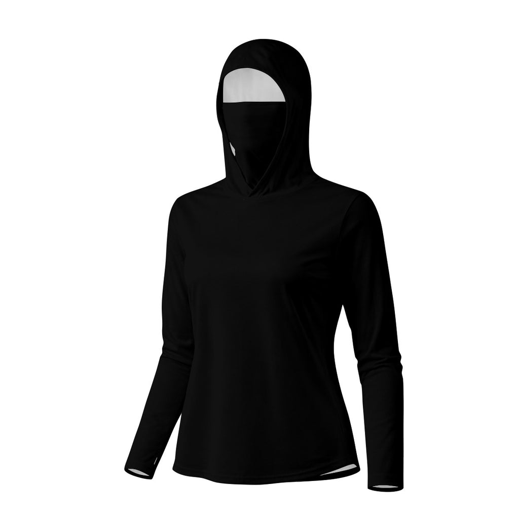 Women’s Hooded Face-Cover Sun Protection Tshirt