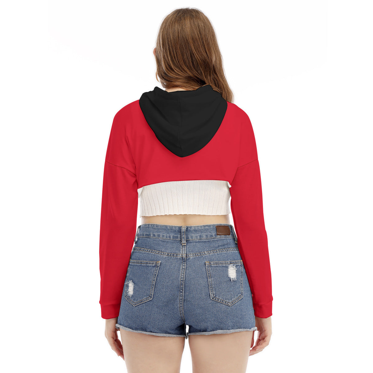 KILLER WHALE CROP HOOTIE