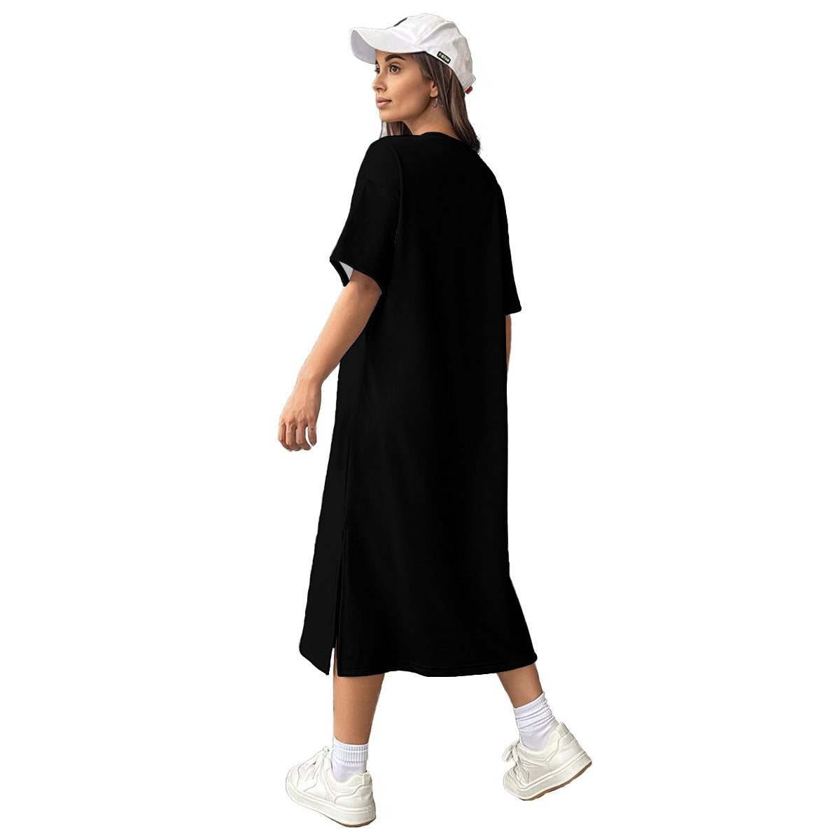 EVIL Midi T-Shirt Dress Cotton