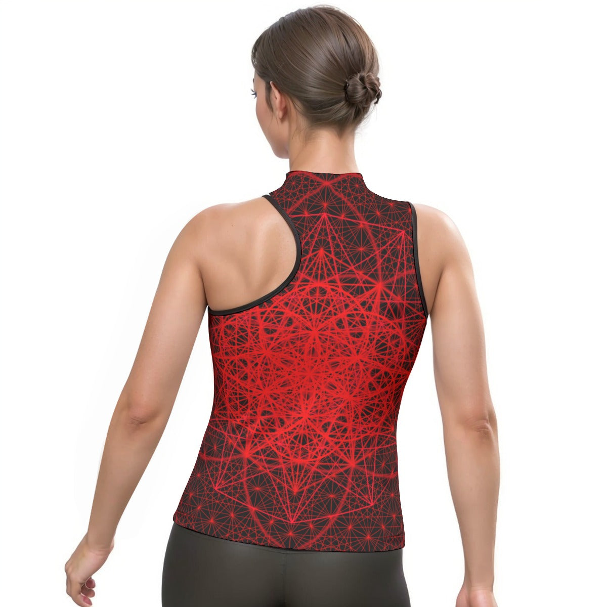 Halter Sleeveless Asymmetrical Tank Top