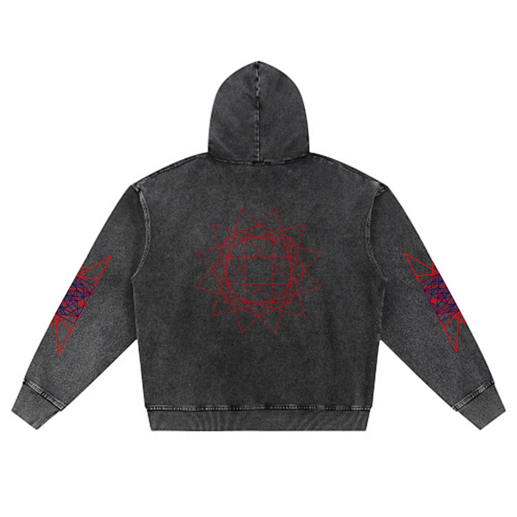 Denim Zip HUGE HOODIE