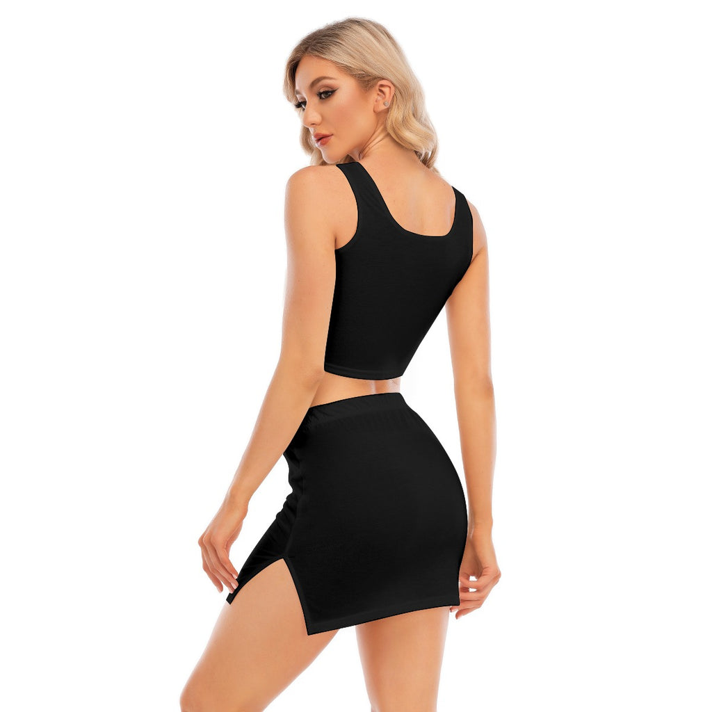 Camisole And Hip Skirt Suit