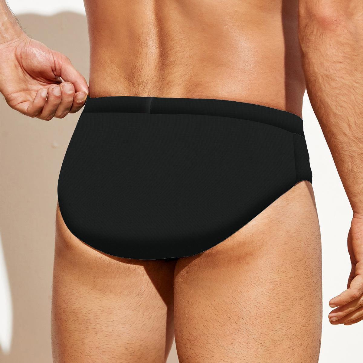 Men'S Drawstring Swim Briefs