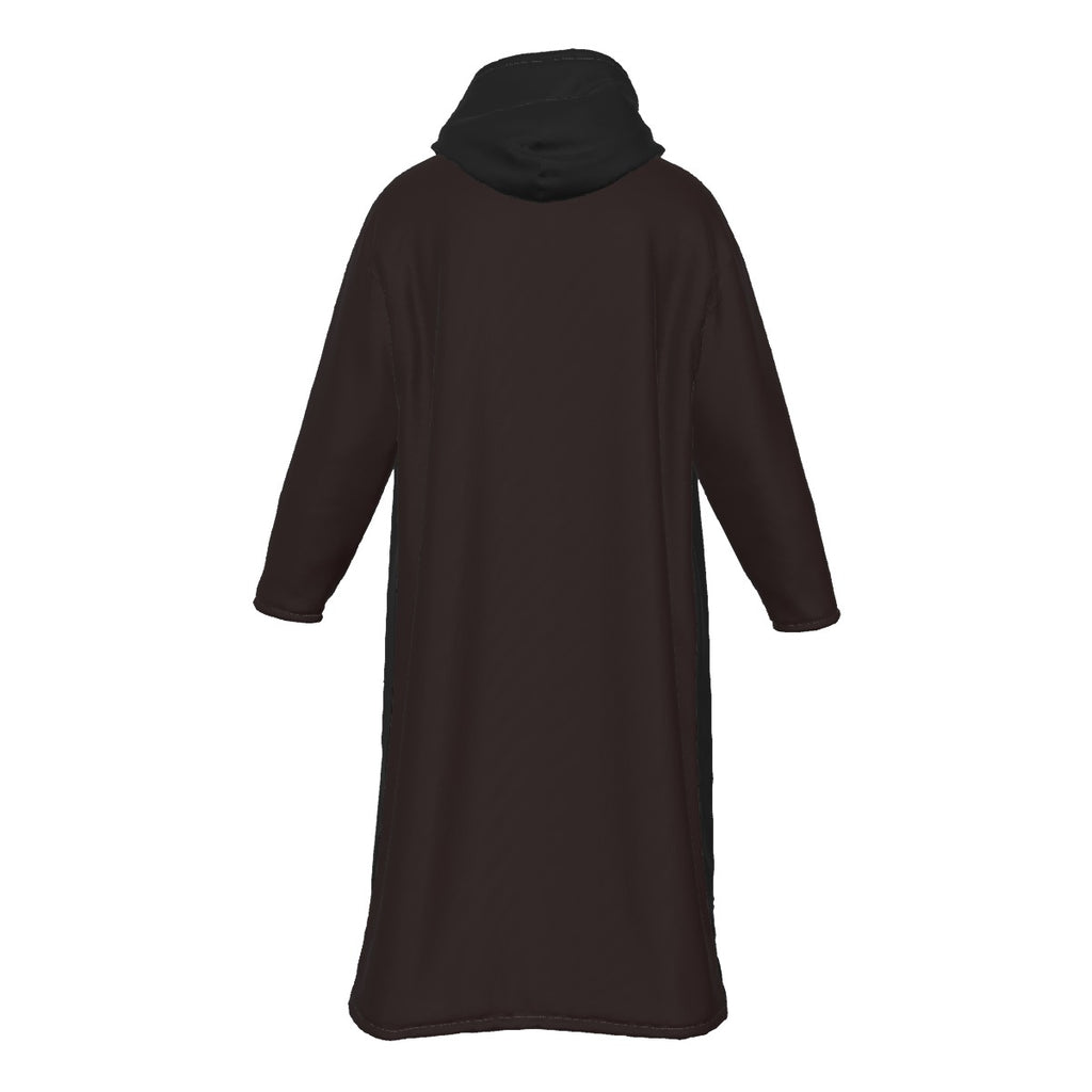 Long Fleece Zip Up Windbreaker