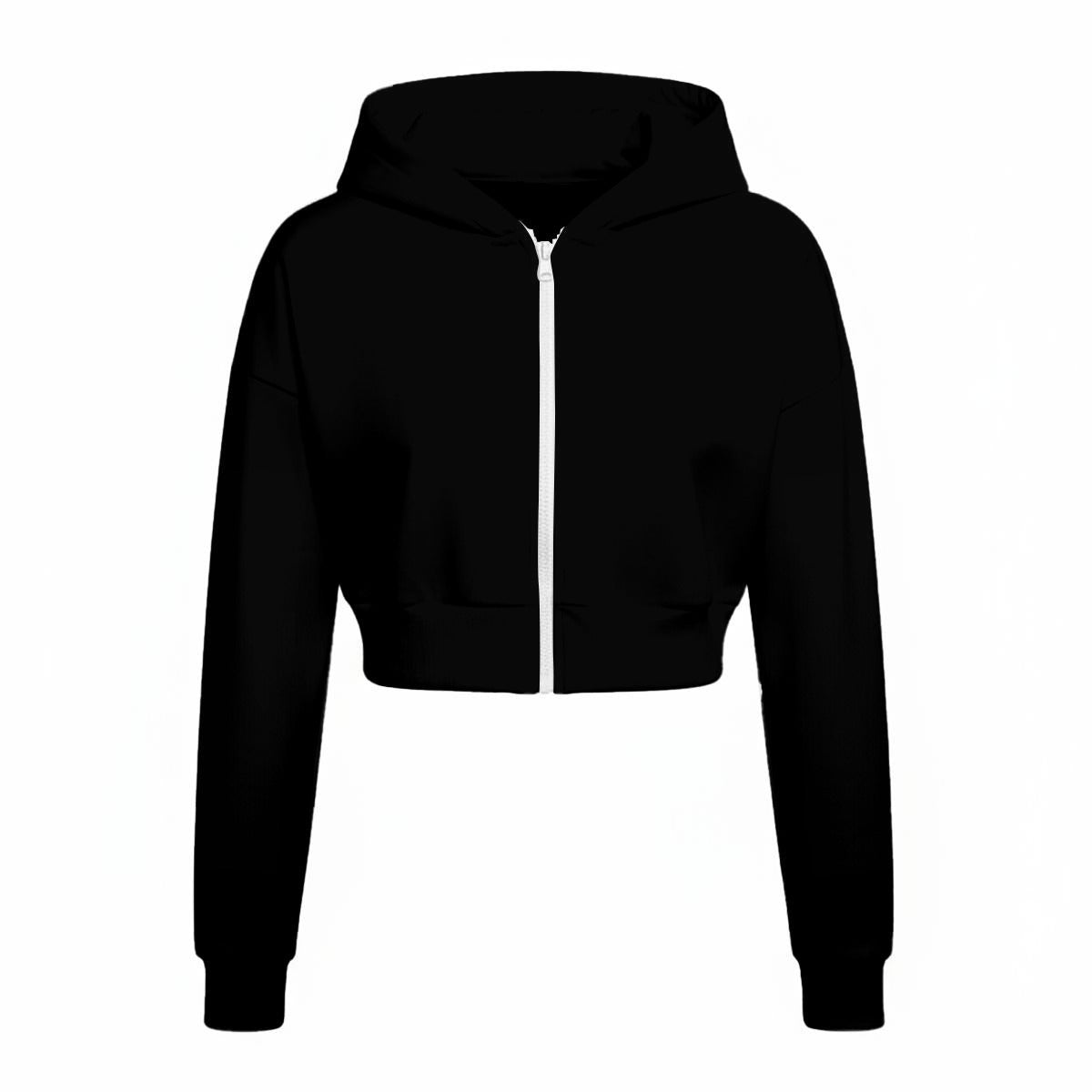 Women’s Tracksuit crop hood  With Fleece