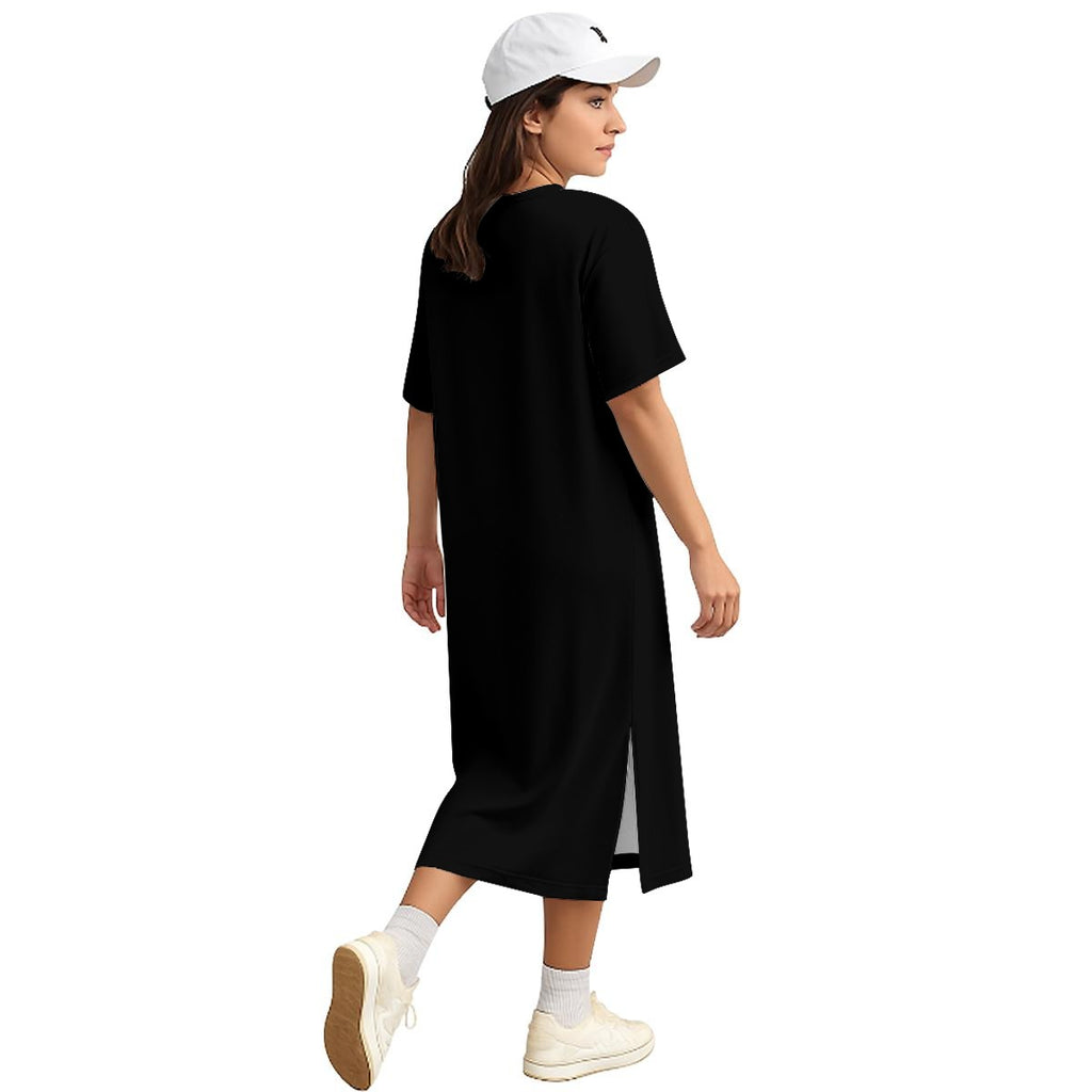 EVIL Midi T-Shirt Dress Cotton