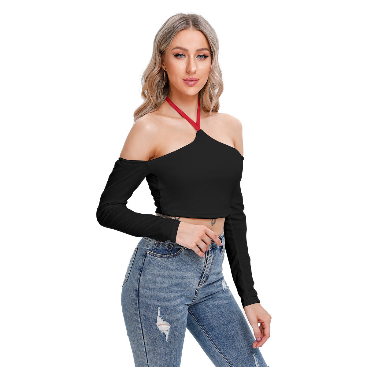 Halter Lace-up Top