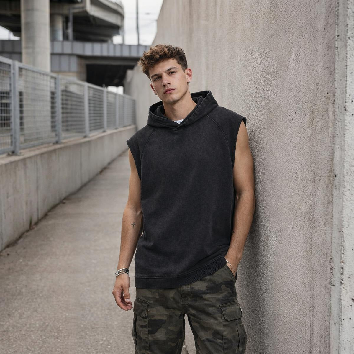 Sleeveless Hoodie
