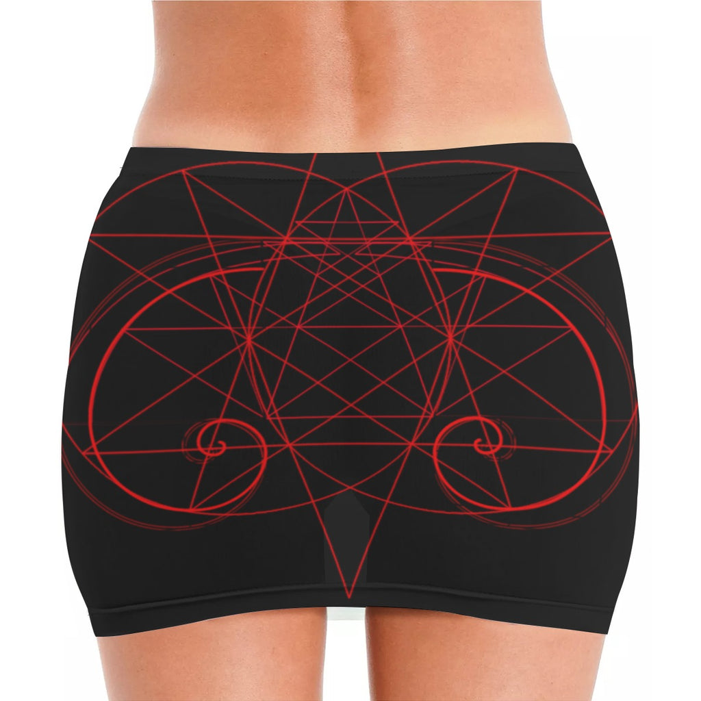 See Through mini skirt