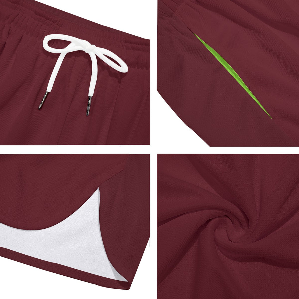 Side Split Running Sport Shorts