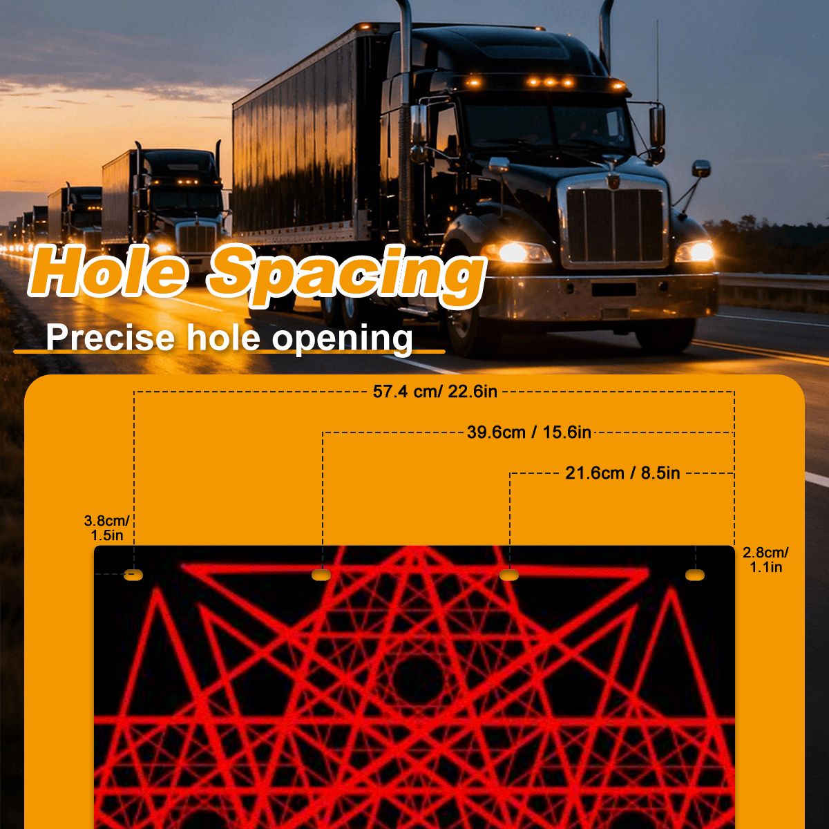 ASGUART METALCRUSHER ORE SILICA NUCLEAR SILICA CARGO Mud Flaps 2pcs for Semi Truck