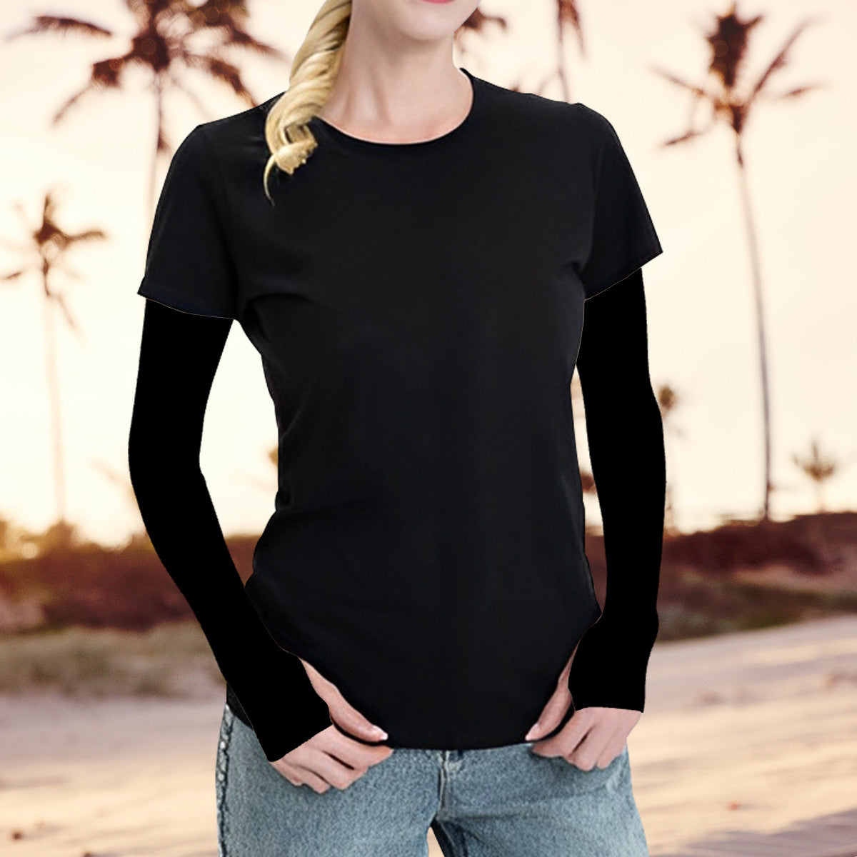 Sunscreen Cooling Arm Sleeves