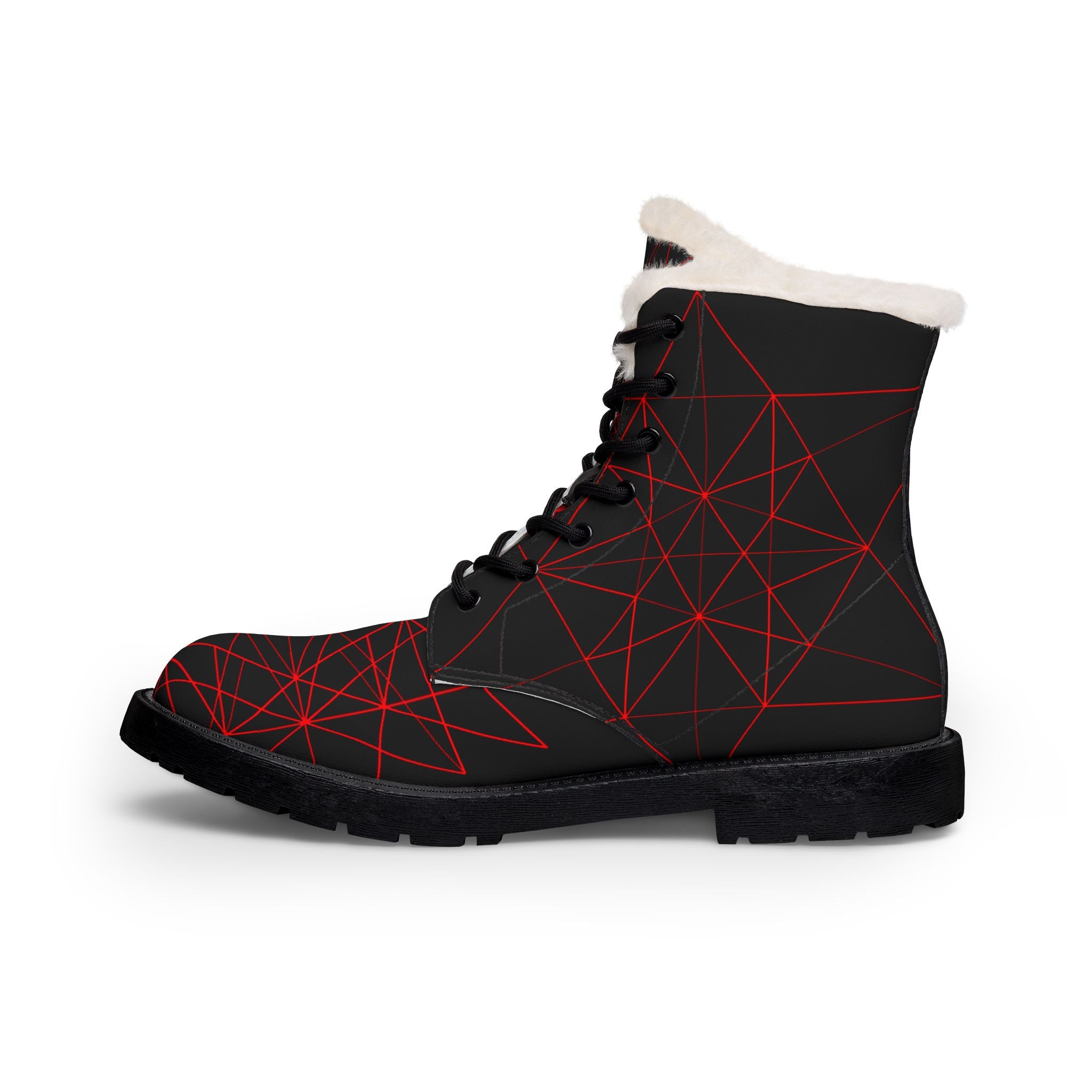 Fur-Lined Leather Boots