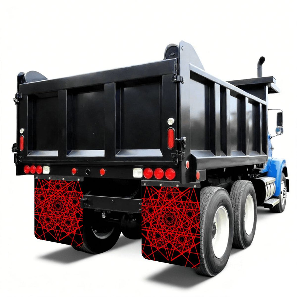 ASGUART METALCRUSHER ORE SILICA NUCLEAR SILICA CARGO Mud Flaps 2pcs for Semi Truck