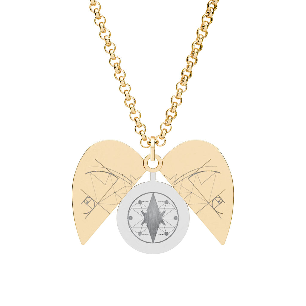 Hidden Message Heart Necklace (Engraving)