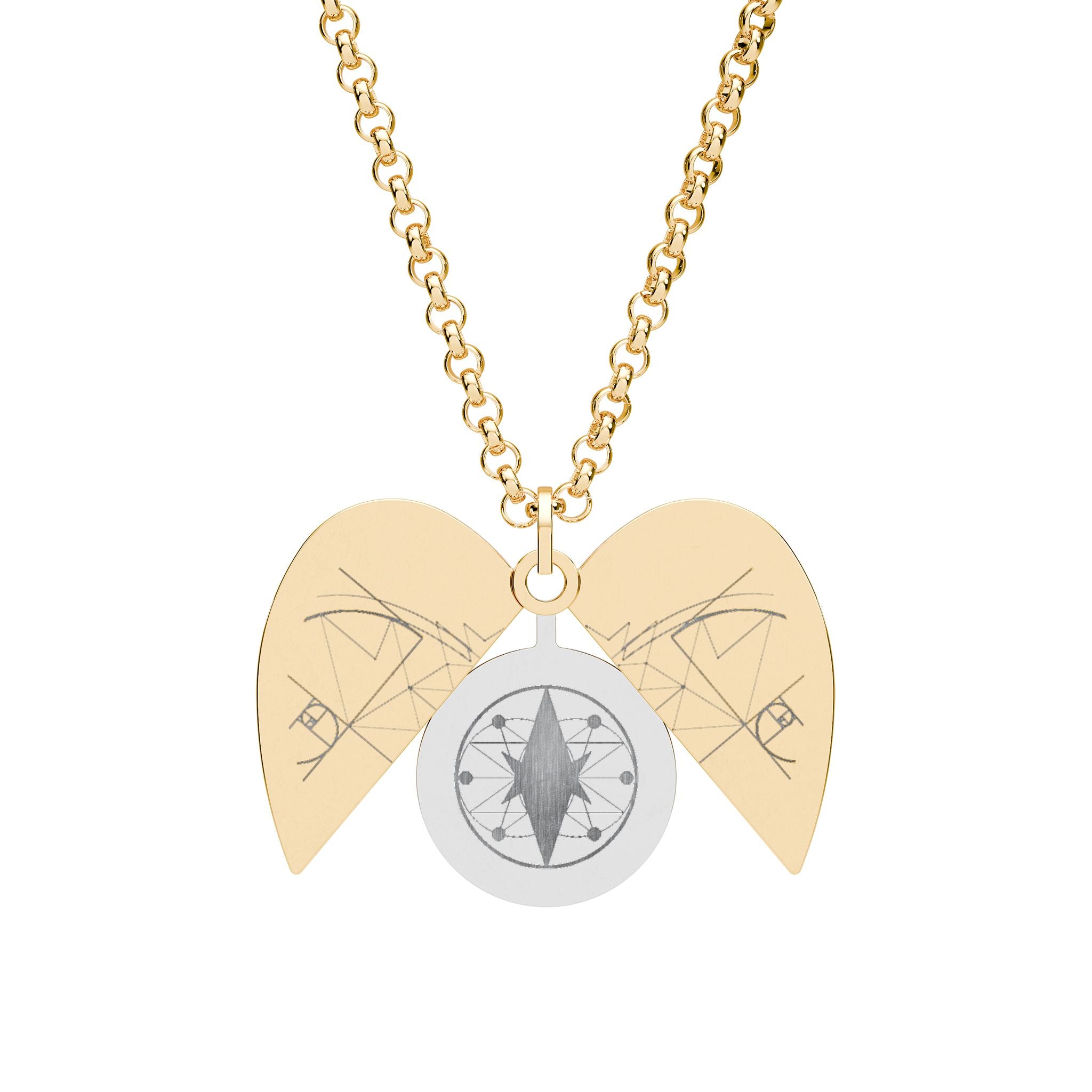 Hidden Message Heart Necklace (Engraving)