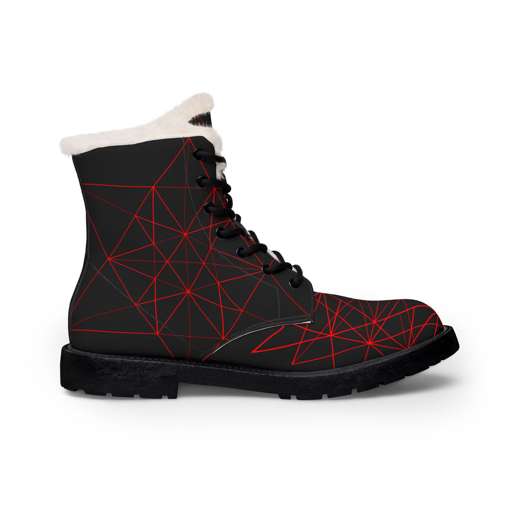 Fur-Lined Leather Boots
