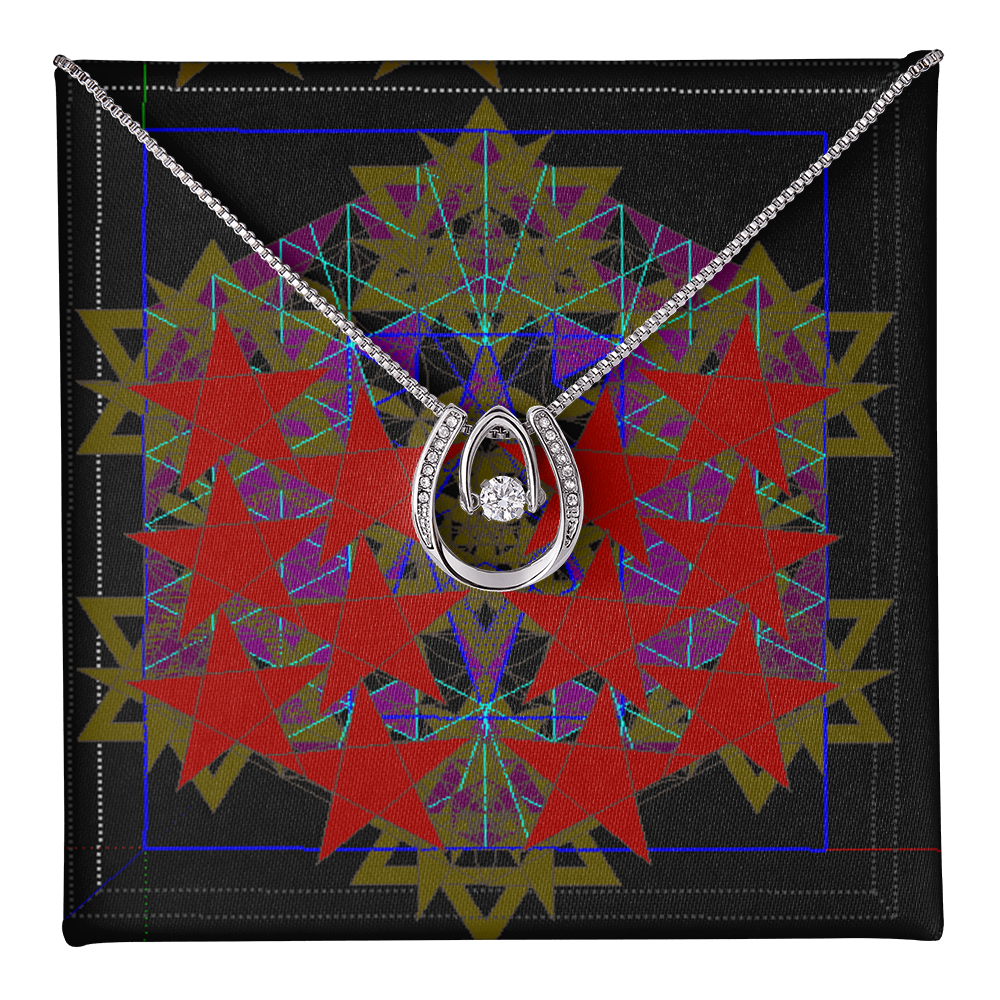 CRESCENT SPIRITS OV HARTS HORN SIRCONIA NECKLACE