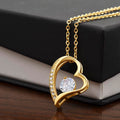 HEART CUBIC SIRCONIA NECKLACE