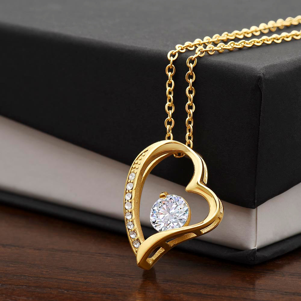 HEART CUBIC SIRCONIA NECKLACE
