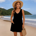 Women's Sleeveless Dress with Pockets