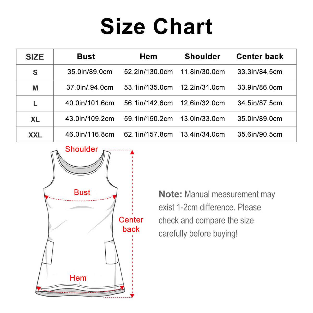 Women's Sleeveless Dress with Pockets